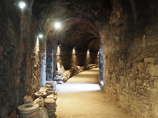 ギリシャ・ローマ劇場　カターニア　シチリア　イタリア