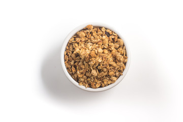 Traditional Granola in a bowl