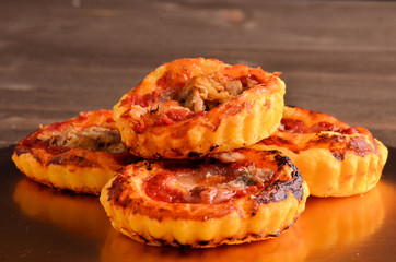 pizza - finger food in restaurant