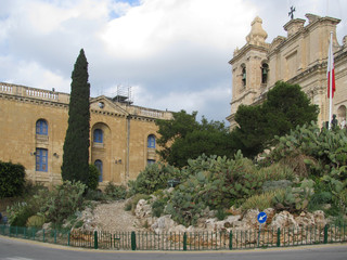 Fototapeta na wymiar Church of St. Lawrence. Malta.