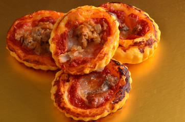 pizza - finger food in restaurant
