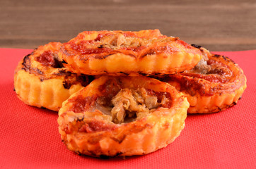pizza - finger food in restaurant
