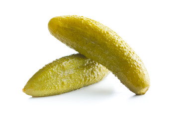 Preserved cucumbers. Tasty pickles.