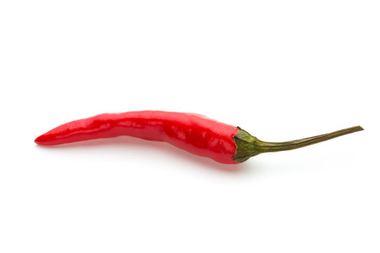 Chili pepper isolated on a white background.