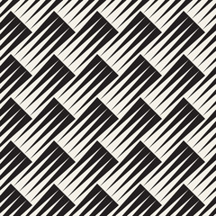Vector seamless pattern. Modern stylish abstract texture. Repeating geometric tiles..