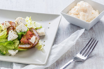 fresh vegetable salad