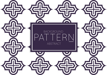 Dark blue on white Abstract geometric vector pattern