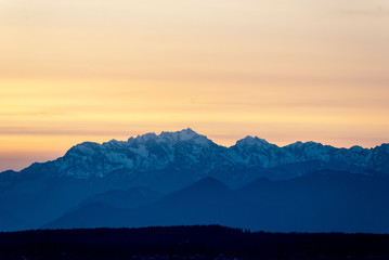 Fototapeta na wymiar Olympic National Park Mountains