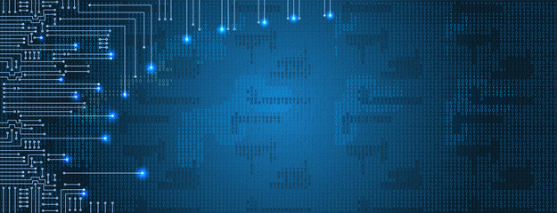 Electronic circuit and  binary code