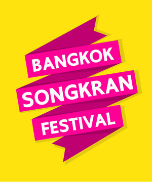 Bangkok songkran festival.