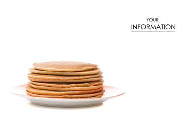 Pancakes on a plate pattern