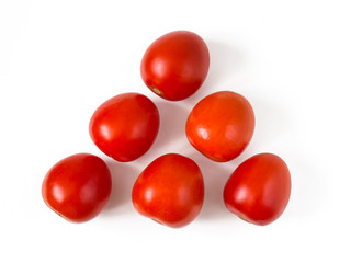 Triangle of tomatoes