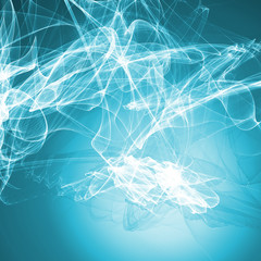 Crazy futuristic square flame wave background with nice curved shapes