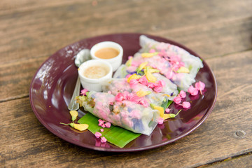 Flower salad