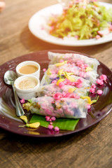 Flower salad