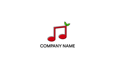 Organic music logo design