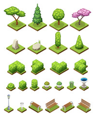 Isometric park constructor.