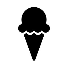 ice cream icon isolated vector