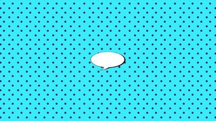 pop art animation speech bubble retro style - Powered by Adobe