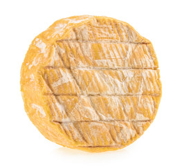 Fototapeta premium soft cheese isolated on white background