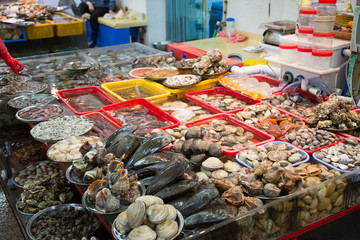 釜山の風景　チャガルチ市場