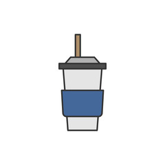 Illustration of beverage cup