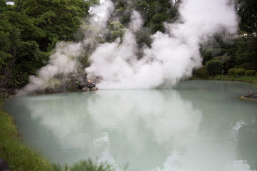 Shiraike Jigoku in Beppu, Japan
