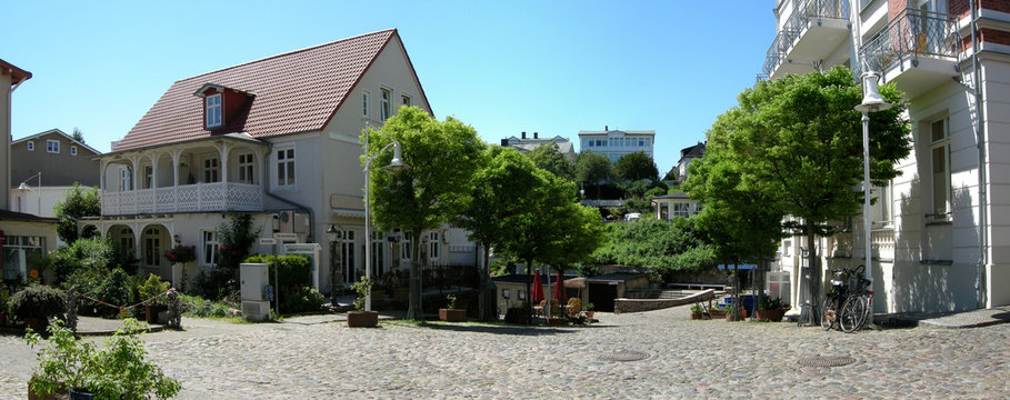 Altstadt Sassnitz auf Rügen, Panorama