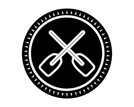 recommend clip art: black paddle icon sport equipment tool utensil image vector