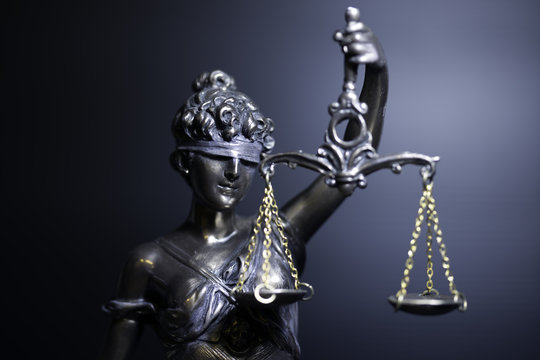 Lady of Justice or Themis (Symbol of justice)