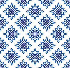 Damask pattern seamless