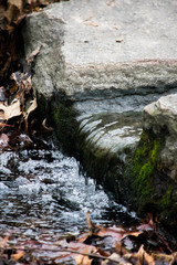 A small waterfall in Central Park