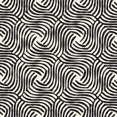 Hand drawn striped seamless pattern with brushstrokes tiling. Abstract freehand texture for print