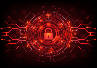 Abstract background ransomware malware virus threat key lock files. Vector illustration cyber security infographic concept.