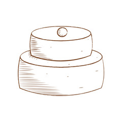 Abstract bakery food