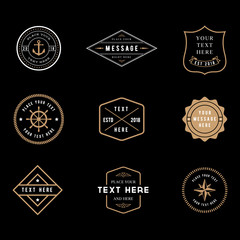 Vintage Badge Logos

