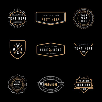 Vintage Badge Logos
