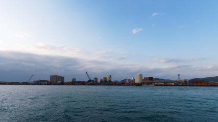 Fototapeta na wymiar 石垣港の風景