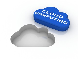 3d rendering Cloud computing