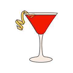 Abstract delicious coctail