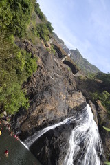 Waterfall in the mountains