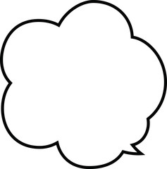 Fototapeta premium Cartoon's speech balloon2