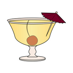 Abstract delicious coctail