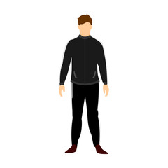 Coach Football Uniform Illustration