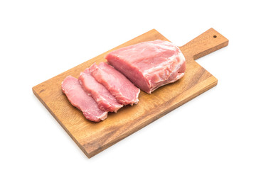 fresh pork raw fillet
