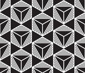 Vector abstract repeating classical background in black and whit