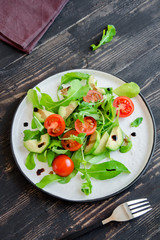 Avocado and tomatoes salad