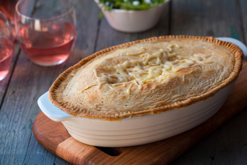 Delicious cheese pie