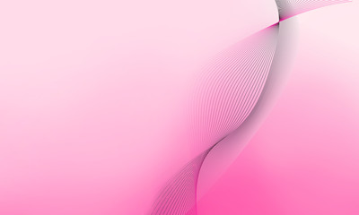 Flowing wave effect. Abstract soft wave background. Curved wavy lines. Copy space. Design template illustration 