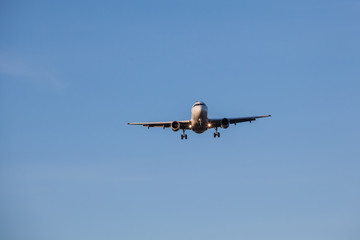 flying over plane